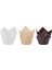 200 Adet Lale Cupcake Pişirme Bardak, Muffin Pişirme Gömlekleri Tutucular, Rustik Cupcake, Kahverengi, Beyaz ve Doğa Rengi (Yurt Dışından) 2