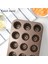 Canele Kalıp Kek Tavası, 12 Gözlü Yapışmaz Cannele Muffin Bakeware Fırın Pişirme Için Cupcake Tavası (Şampanya Altın) (Yurt Dışından) 3