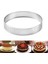 20 cm Yuvarlak Paslanmaz Çelik Kek Delik Mousse Kek Tart Halkası Pizza Tatlı Dıy Dekor Kalıp Mutfak Pişirme Aracı (Yurt Dışından) 3