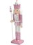 30 cm Pembe Ahşap Fındıkkıran Heykelcik Beyaz Saç Taklidi Kakma Kukla Fındıkkıran Bebek Oyuncak Süsleme, 1 (Yurt Dışından) 1