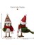 Noel Süslemeleri Işıklı Noel Kuş Bebek Süsleri Atmosfer Dekorasyonu Bebek Hediyeleri Çok Renkli Şapka (Yurt Dışından) 4