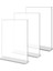 3pack 21X29.7CM Akrilik Tabela Tutucu, Çift Taraflı Dikey Teşhir Standı, Restoranlar, Ofis, Mağaza Için (Yurt Dışından) 1