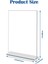 3pack 21X29.7CM Akrilik Tabela Tutucu, Çift Taraflı Dikey Teşhir Standı, Restoranlar, Ofis, Mağaza Için (Yurt Dışından) 2