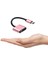 2'si 1 Arada Type-C - 3,5 mm Kulaklık Jakı Adaptörü/konektörü Şarj Cihazı, Kulaklık Aux Ses ve Şarj Adaptörü Pembe Altın (Yurt Dışından) 5