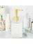 Çok Amaçlı Mesa Sabunluk Kolay Temizlenebilir Cam Sabun Pompalı Dispenser, Mutfak ve Banyo Için Mükemmel (Altın) (Yurt Dışından) 2