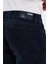 Erkek Daniel Blue Black Straight Fit Jean Pantolon 4