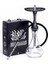 Alpha Hookah Model x Artist Collection Black Matte Nargile Takımı 1