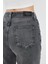 Kadın Kyla Vintage Black Mom Jean Pantolon 4