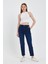 Kadın Norah Blue Black Beli Lastikli Jean Pantolon (Lyocell) 1
