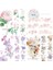 Flora Washi Tarzı Çiçek Bant Gülortancalavanta Kiraz Dergisi Washi Bantlar Japon Maskeleme Bandı Scrapbooking Dekoratif Çıkartmalar (Yurt Dışından) 3