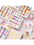 F Stili 20 Rulo Gökkuşağı Renk Maskeleme Washi Bant Scrapbooking Için Dıy Sanat El Sanatları Dekoratif Dergiler Planlayıcıları (Yurt Dışından) 2