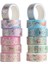 Sarı Stil Washi Bant Seti Çiçek Maskeleme Bantları Vintage Çıkartmalar Adesiva Starry Sky Scrapbooking Altın Yaprak Washitape Kawaii Süslemeleri (Yurt Dışından) 1