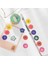 F Stili Rulo Renkli Numarası Alfabe Kalp Washi Bant Maskeleme Dıy Scrapbooking Sticker Kırtasiye (Yurt Dışından) 4
