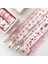 Pembe Tarzı Ack Yeşil Yapraklar Kaktüs Dergisi Washi Bant Seti Yapışkan Bant Dıy Scrapbooking Sticker Etiket Maskeleme Bantları Malzemeleri (Yurt Dışından) 1