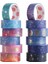 Washi Bant Seti Stili Washi Bant Seti Çiçek Maskeleme Bantları Vintage Çıkartmalar Adesiva Starry Sky Scrapbooking Altın Yaprak Washitape Kawaii Süslemeleri (Yurt Dışından) 1