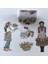 NO.2353 Tarzı S Beden Jiataihe Washi Bant Haritası Scrapbooking Kawaii Dekore Edilmiş Eski Altın Maskeleme Bandı Diy Harita, Ingilizce 1 Rollslot (Yurt Dışından) 2
