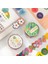B Tarzı Rulo Renkli Numarası Alfabe Kalp Washi Bant Maskeleme Dıy Scrapbooking Sticker Kırtasiye (Yurt Dışından) 3