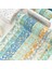 Nazik Mavi Tarzı 10 Rollsset Altın Folyo Washi Bant Çin Tarzı Maskeleme Dekorasyon Yapışkan Bant Sticker Scrapbooking Günlüğü Okul Kırtasiye (Yurt Dışından) 1