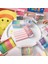 NO.733 Stili Yeni Şeker Düz Renk Washi Bant Seti Dekoratif Mini Maskeleme Bandı Scrapbooking Yapışkan Bant Okul Kırtasiye Malzemeleri (Yurt Dışından) 4