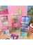 NO.733 Stili Yeni Şeker Düz Renk Washi Bant Seti Dekoratif Mini Maskeleme Bandı Scrapbooking Yapışkan Bant Okul Kırtasiye Malzemeleri (Yurt Dışından) 5