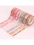 No.9 Tarzı Altın Folyo Kalp Washi Bant Sevgililer Günü Maskeleme Bandı Scrapbooking Kawaii Aşk Çiçek Dekoratif Bant Sabit Malzemeler (Yurt Dışından) 2