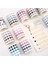 2-E Stili 1 Rulo Washi Kağıt Yumuşak Pastel Renkli Yapışkan Noktalar Scrapbooking Sanat Için Maskeleme Bandı Dıy Günlüğü Işareti Planlayıcısı Zarf Sızdırmazlık (Yurt Dışından) 2