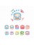 Kek Tarzı 6 Desigeces El Hesabı Teyp Sevimli Çizgi Kız Çıkartmalar Dekoratif Malzeme Scrapbooking Diary Planner (Yurt Dışından) 1