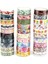 NO.790 Stili Yenı 1 Adet Dekoratif Güzel Çiçekler Washi Bant Seti Dıy Scrapbooking Kağıt Fotoğraf Albümü Yapışkanlı Maskeleme Bandı Kore Kırtasiye (Yurt Dışından) 2