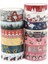 B392 Stili 2021 Yeni M Merry Christmas Kar Geyik Ağacı Çiçekler Dekoratif Washi Bant Dıy Scrapbooking Maskeleme Bandı Okul Ofis Tedarik (Yurt Dışından) 3