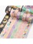 No.5 Tarzı 9 Rollsset Altın Folyo Washi Bant 4m Kawaii Maskeleme Bandı Vintage Çiçek Dekoratif Yapışkan Bant Sticker Scrapbooking Günlüğü (Yurt Dışından) 4