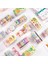 F Stili Ute Bear Tatil Partisi Maskeleme Washi Bant Çiçek Meyve Dekoratif Yapışkan Bant Diy Scrapbooking Sticker Etiket Kırtasiye (Yurt Dışından) 2