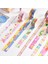 F Stili Ute Bear Tatil Partisi Maskeleme Washi Bant Çiçek Meyve Dekoratif Yapışkan Bant Diy Scrapbooking Sticker Etiket Kırtasiye (Yurt Dışından) 3