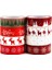 C Stili 8 Tasarımlar Sevimli Kar Geyiği Noel Ağacı Dekoratif Washi Bant Seti Dıy Scrapbooking Maskeleme Bandı Okul Ofis Tedarik (Yurt Dışından) 2