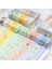 12 Parça Set Stili Et Kawaii Altın Varak Washi Bant Sevimli Gökkuşağı Maskeleme Bandı Dekoratif Yapışkan Bant Sticker Scrapbooking Günlüğü Kırtasiye (Yurt Dışından) 2