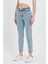 Kadın Norah Ice Blue Beli Lastikli Jean Pantolon 2