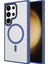 Samsung Galaxy S24 Ultra ile Uyumlu Kılıf Mat Arka Yüzey Magsafe Wireless Şarj Özellikli Telefon Kılıfı Kapak 1