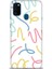 Samsung Galaxy M21 Kılıf Hd Baskılı - Renkli Çizgiler 1