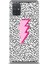 Samsung Galaxy A51 Kılıf Hd Baskılı - Pembe Şimşek 1