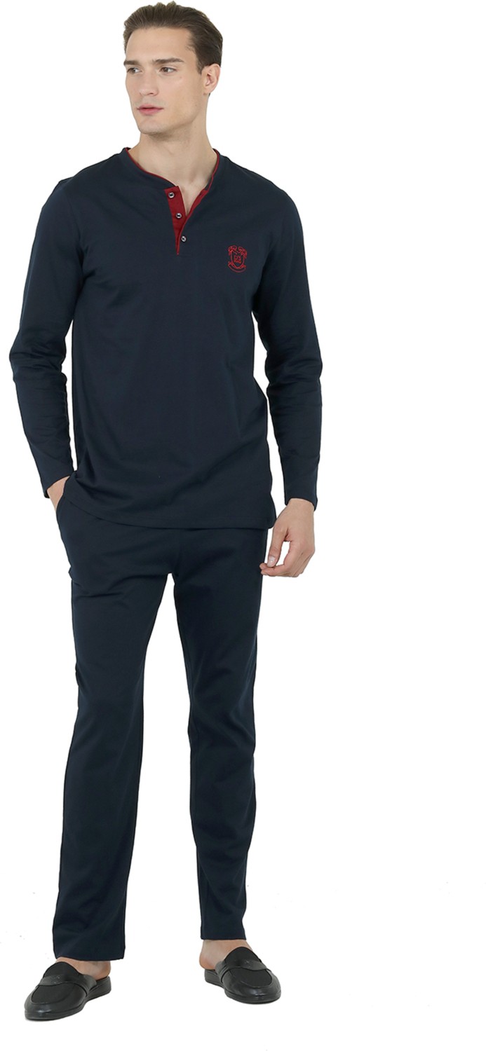 D'S Damat Regular Fit Cotton Pijama Takımı K.lacivert