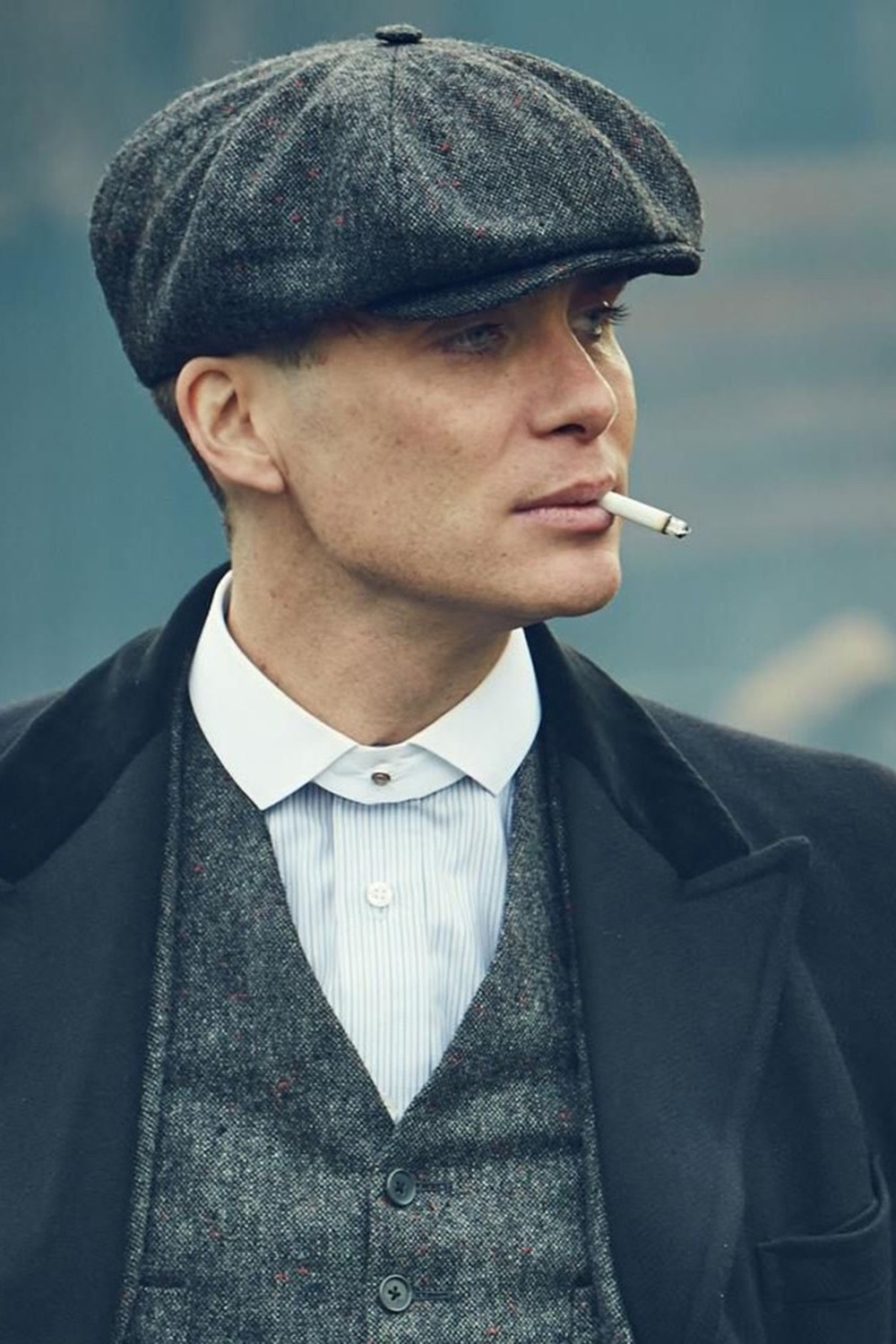 Takı Dükkanı Erkek Kasket Baretta Kışlık Şapka Beckham Model Peaky Blinders Şapka Kazayağı Desenli cp231 görsel 6