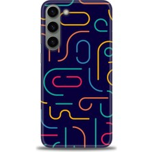 gmotp Samsung Galaxy S23 Kılıf Hd Baskılı - Renkli Çubuklar