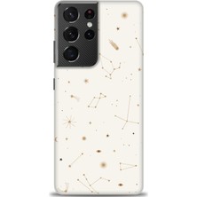 gmotp Samsung Galaxy S21 Ultra Kılıf Hd Baskılı - Yıldız Haritası