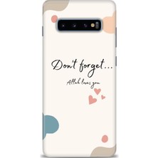 gmotp Samsung Galaxy S10 Plus Kılıf Hd Baskılı - Fragile