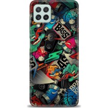 gmotp Samsung Galaxy A22 Kılıf Hd Baskılı - Bass