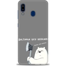gmotp Samsung Galaxy A30 Kılıf Hd Baskılı - Baltamın Ucu Keskindir