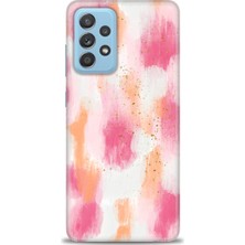 gmotp Samsung Galaxy A52S 5g Kılıf Hd Baskılı - Pembe Palet
