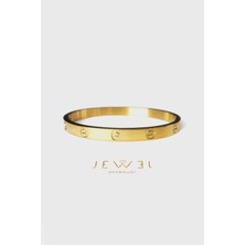 Jewel C. Model Gold Altın Kaplama Bileklik