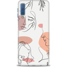 gmotp Samsung Galaxy A7 2018 Kılıf Hd Baskılı - Silüetler
