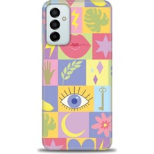 gmotp Samsung Galaxy M13 Kılıf Hd Baskılı - Tek Göz