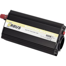 Ayt Orbus 600 Watt 12 Volt Modified Sinus Invertör CAR600 Inverter 12 Volt 220V Dönüştürücü Çevirici